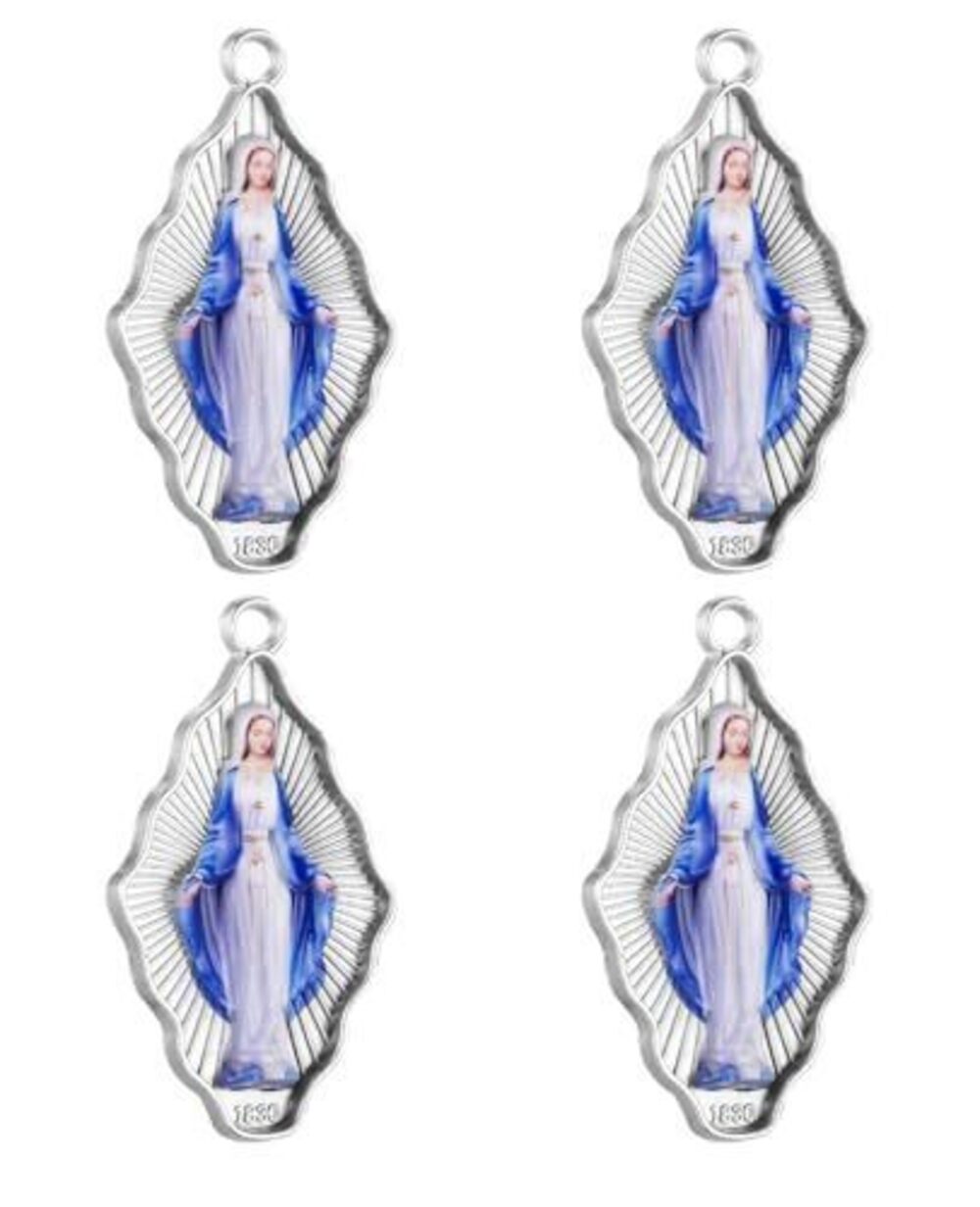 2789 Our Lady of Grace Virgen Mary Pendant, Blessed Virgin Mary Pendant